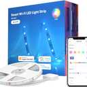 meross Smart LED Strip Lights, 16.4ft WiFi Strip Work with Apple HomeKit, Alexa, Google Home, and SmartThings, 16 Million Colors with App Control and RGB LED Lights for Bedroom, Living Room, Kitchen