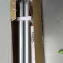 TONIAL 1 Inch Double Curtain Rods 72 to 144 Inch (6 to 12 ft), Heavy Duty Decorative Drapery Rod for Windows 69 to 140 Inch (5.75 to 11.7 ft) with Small Cap Finial, Silver