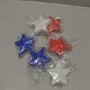 6 Pcs Star Balloon Weights Red White Blue Balloon Weights 130 g 4.33" x 3.94" Each Party Table Holders for 4th of July Independence Day 250th Patriotic Anniversary Flag Day Decorations