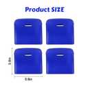 4PCS Upgraded Window Switch Button Cover Compatible with 2012-2017 Jeep Wrangler JK JKU (Blue)