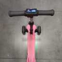 24V Electric Scooter for Kids w/150W Powerful Motor, Thumb Throttle, LCD Screen, Bluetooth, Light-Up Stem Deck & Wheels, 3 Adjustable Heights, 5MPH Safe Speed, 3 Wheel Electric Scooter for Kids
