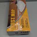 Commercial Mops for Floor Cleaning - Looped-End Heavy Duty Wet Mop with Long Handle for Hardwood Wood Tile Vinyl - Reusable Cotton Head for Home Garage Kichen Bathroom (White)