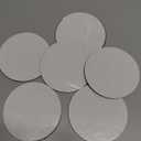 PATIKIL 4 Inch Diameter Lamp Base Felt, 6Pack 3mm Thickness Round Soft Adhesive Non-Slip Anti-Scratch Backed Felt for Lamp Furniture DIY Craft, Black