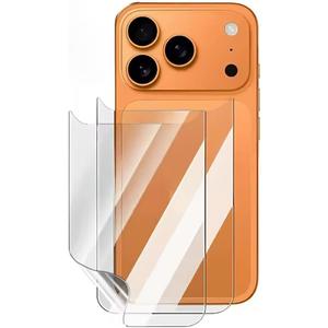 For iPhone 17 Pro Back Screen Protector Ultra Thin Glossy Protective Film -2 Packs-High Transparency