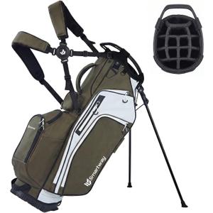 Smartway Golf Bags 14 Way, Lightweight Carry Golf Stand Bag 10-Pocket
