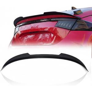 Xprite Rear Spoiler Compatible with 2021 2022 2023 2024 2025 2026 Honda Civic Hatchback FL1/Hybrid FL4/Type R FL5, JDM Mugen-Style ABS Rear Trunk Lip Spoiler Wing for 11th Gen Civic  Matte Black