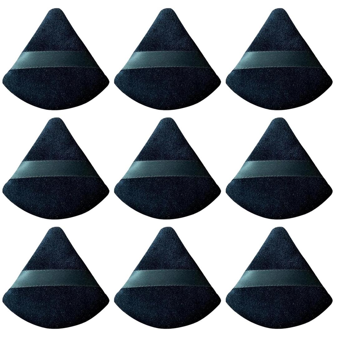 9 pcs Powder Puff Face Makeup Sponge:Powder Puff Face Triangle for Loose Powder Cosmetic Foundation makeup puff