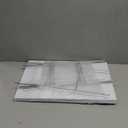 6 Pack 18 x 12 Inches White Corrugated Plastic Yard Sign with Metal Stakes for Birthday, Real Estate Garage Sale Signs, Rent, Guidepost Decorations