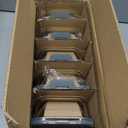 [10-Pack] Glass Meal Prep Containers with Lids, MCIRCO Food Storage Containers with Snap Locking Lids, Airtight Lunch Containers, Microwave, Oven, Freezer and Dishwasher