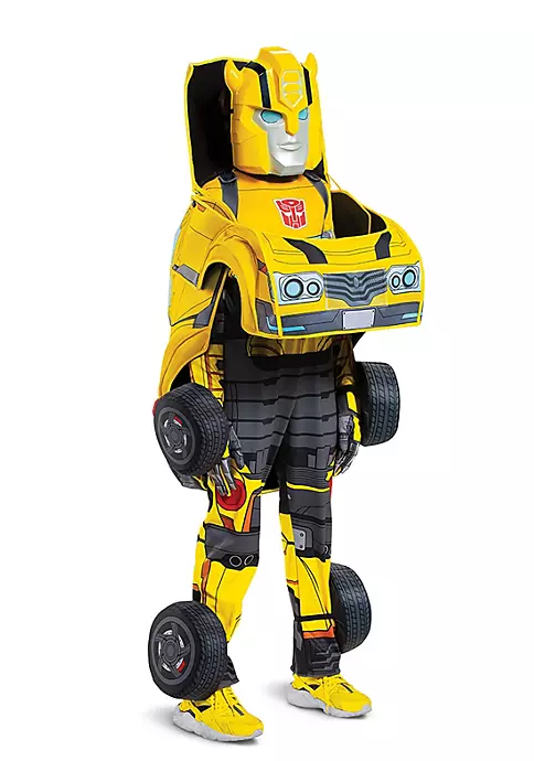 Disguise Hasbro Transformers Child Bumblebee Converting Costume +4, Size 4-6Y