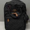 Dikaslon Diaper Bag Backpack with Portable Changing Pad, Pacifier Case and Stroller Straps, Large Unisex Baby Bags for Boys Girls, Multipurpose Travel Back Pack Moms Dads, Black