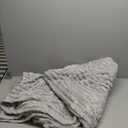 Bedsure King Size Blanket for Bed - GentleSoft Cozy Soft Blankets for Women, Cute Large Fleece Throws for Girls, Light Grey, 108x90 Inches (King (108" x 90"))