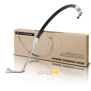 A-Premium Power Steering Pressure Hose Line Assembly Compatible with Suzuki SX4 2007-2013, SX4 Crossover 2012, 2.0L, with Washer, Pump To Rack