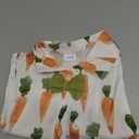 FEIBEL Baby Boys Easter Short-Sleeve Button Shirt Bunny Carrot Print Holiday Clothes  (Carrot, 18-24 Months)