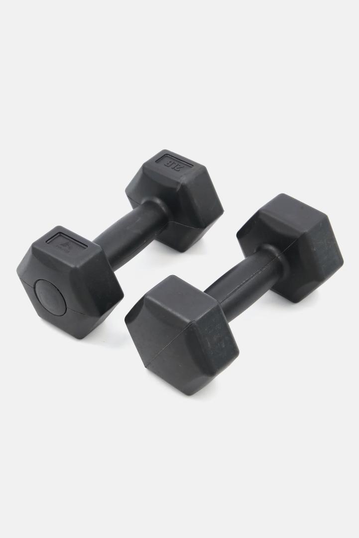 RBX 4LB Pair Hex Dumbbell 2LB EA - Black