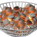 onlyfire Upgraded Stainless Steel Charcoal Ash Basket, Fits Large BGE, Kamado Joe Classic, Vision Classic B, Vision Pro S-Series & Similar Kamado Grills
