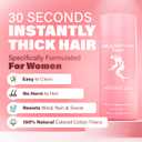 Fibers for Thinning Hair (Light Brown), Undetectable Hair Powder for Women & 100% Natural Hair Building Fibers - Conceals Hair Loss - Bald Spot Cover Up Hair Powder, 2 Month Supply