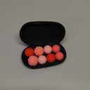 Silicone Magnetic Fidget Balls Toys, 8Pcs Attraction Textures Sensory Fidget Ball Toy with Silicone Shell for for Adults,Silent Desk Magnetic Stress Balls Fidget Toys, Stocking Stuffers for Teen Gifts (Peach)