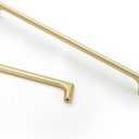 Asidrama 10 Pack 10 Inch(256mm) Brushed Gold Cabinet Pulls Cabinet Handles Cupboard Handles Kitchen Cabinet Hardware for Cupboard Drawer Pulls (10" Hole Center)