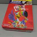Kellogg's Froot Loops Breakfast Cereal, Good Source of Fiber, 15g Whole Grains, Giant Size, 23 oz (EXP 01/19/26)