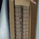 LazBlinds No Drill Bamboo Roman Shades, 29" W x 64" H, Malay Walnut