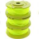Ryobi One PLUS+ AC80RL3 OEM .080 Inch Twisted Line and Spool Replacement for Ryobi 18v, 24v, and 40v Cordless Trimmers (Pack of 9)