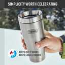 THERMOS ICON SERIES, Stainless Steel Tumbler, Matte Stainless Steel, 16 oz