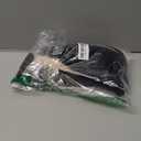 3 Pack Satin Lined Winter Headbands for Women, Silk Lined Beanie Caps Ear Warmers for Natural Curly Ponytail Hair(Black, Gray, Khaki,Cable Knit)