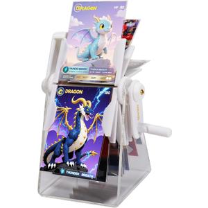 24-Slot Card Flip Book Display Stand,Trading Card Holder with Clear Protector for Gaming Cards, MTG, Sports Cards (Baseball/Basketball)
