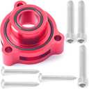 Blow Off Valve Adapter Compatible with Ford Fiesta Mustang Fusion Edge Escape Transit Bronco 1.5 1.6 2.0 2.3 2.7L, for EcoBoost Turbo BOV Adapter Red