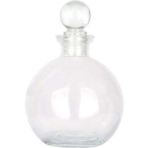 Magic Season Decorative Glass Bottle - 9 fl oz. Potion Bottle (1 Set w/Glass Stopper)