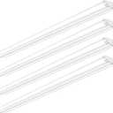 AntLux 110W 8FT LED Shop Lights Ultra Slim LED Wraparound, 12600LM, 5000K, 8 Foot Strip Light, Flush Mount Garage Office Warehouse Ceiling Lighting Fixture, 8 Foot Fluorescent Tube Replacement, 4 Pack