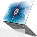 IBENZER Compatible with 2024 2023 M2 MacBook Pro 13 Inch Case 2024-2016 M1 A2338 A2289 A2251 A2159 A1989 A1706 A1708, Hard Shell Case & Keyboard Cover for Mac Pro 13, Dandelion, T13PGY+1