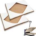 Set of 2 Heat Press Platen Wrap Cover, Non-Stick High Temperature Resistant Teflon Protector for Protecting Sublimation Heat Pressing Machine Plate from Residue, Inks, Adhesives (2 Pack 16x20inch)