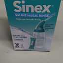 Vicks Sinex Saline Nasal Rinse Starter Kit, Drug Free Saline, Flush Out Mucus and Allergens, Fast & Effective Relief for Everyday Congestion from Sinus & Allergy, 1 Bottle + 30 Refill Packets