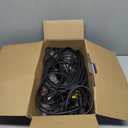 XMCOSY+ Smart Patio Lights 49Ft LED Outdoor String Lights Waterproof IP65, App Control, Compatible with Alexa, Dimmable Edison Bulbs Outdoor Light for Yard Porch Bistro Outside