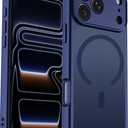 TZGZT Magnetic Case for iPhone 17 Pro Max, Compatible with MagSafe, Military Grade Drop Protection, Translucent Matte, Anti-Fingerprint, Fits All Screen Protectors, Phone Accessories, Deep Blue