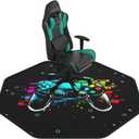 47"x47" Premium Floor Mat for Office Chair - Durable Office Chair Mat for Tile & Hardwood Floors - Versatile Chair Mat & Under Desk Protector for Rolling Office & Gaming Chairs (Light Green)