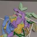 161PCS Easter Balloon Arch Garland kit with Rainbow Easter Balloon Garland Kit,Bunny, Carrot & Chicken Foil Balloons, Happy Easter Color Balloons for Easter Party Decorations, Spring Birthday