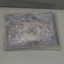 Omuriko Rectangle Plastic Serving Tray with Handles, Elegant Decorative Tray for Coffee Table, Ottoman, Living Room, Kitchen, Outdoor Use. 12"*16"*1.6" B