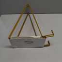 TR-LIFE 16 Inch Gold Metal Plate Stand (2 Pack) - Heavy Duty Display Stand for Extra-Large Plates, Frames, Platters and Art