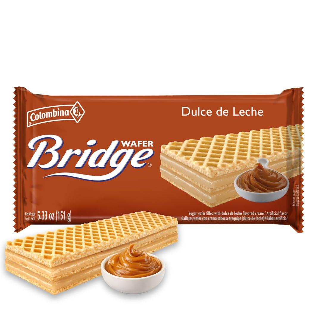 Colombina Dulce de Leche Wafer Bridge, 5.33 oz (Pack of 1) (EXP 05/15/26)