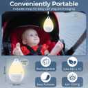 White Noise Sound Machine - Gradient Mode Lumi Egg, Portable Sound Machine with Bluetooth, 26 Soothing Sounds, Night Light, Timer, Noise Canceling for Baby, Adults, Home, Travel & Nursery Gift