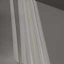 Hungbak 2 Set of 24" x 24" Pre-Cut Accent Wall Molding Trim Kit, Peel and Stick Premade Wainscoting Panels for Interior Decoration, Ready to Assemble Chair Rail Moulding