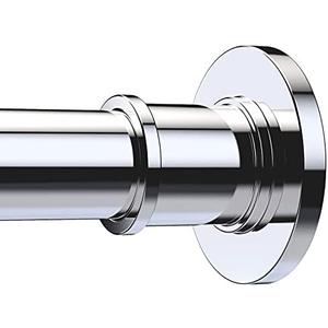BRIOFOX Industrial Shower Curtain Rod - Never Rust Non-Slip 43-72 Inch 304 Stainless Steel, Chrome BRIOFOX Industrial Shower Curtain Rod - Never Rust Non-Slip 43-72 Inch 304 Stainless Steel, Chrome