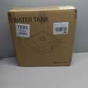 Patio Umbrella Base with 4 Rolling WheelsFillable & Movable Market Stand for Patio,Poolside, Deck,Garden (Black)