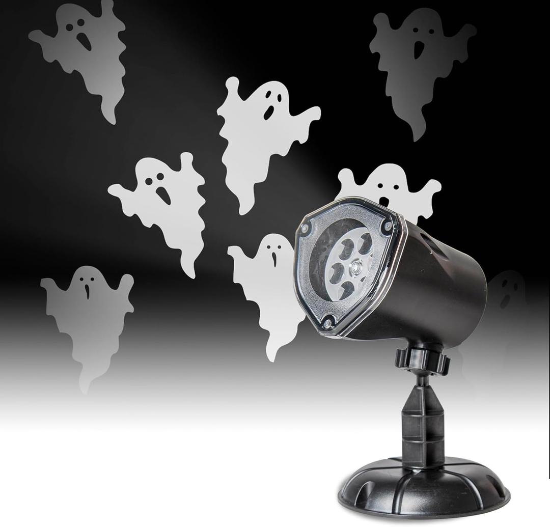 PEIDUO Halloween Projector Lights, Rotating Ghost Projector Halloween, Waterproof Outdoor Halloween Projector, Landscape, Yard, Patio, Garden, Party Decor
