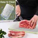 Stainless steel cutting board double sided with Wheat Straw PP & Grater. MYLLENE large size16X12". Food grade. Easy to clean. Durable. Eco-friendly