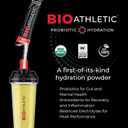 Probiotic + Electrolyte Hydration Drink Mix, with Vitamins D & B12, USDA Organic, NSF Certified for Sport, Subtle Cherry Lime Flavor, Naturally Light Taste, 10 Sticks