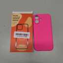 Vooii Magnetic for iPhone 17 Case, Compatible with Magsafe (Premium Liquid Silicone) (Integrated Camera Control Button) Full Body Protective Anti-Scratch Microfiber Lining 6.3", Hot Pink